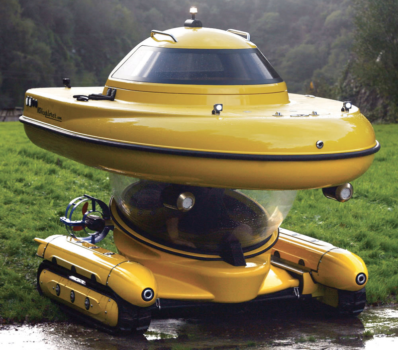Illustration for article titled This Amphibious Tank Sub ATV Boat Looks Like a 6-Year-Old's Doodle